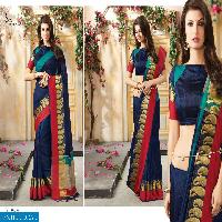 meghdoot Tassels Wholesale Cotton Silk Ethnic Saree